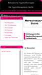 Mobile Screenshot of netzwerk-hypnotherapie.de
